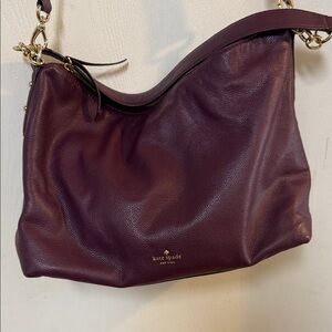 Kate Spade Larchmont deep Purple Shoulder Bag